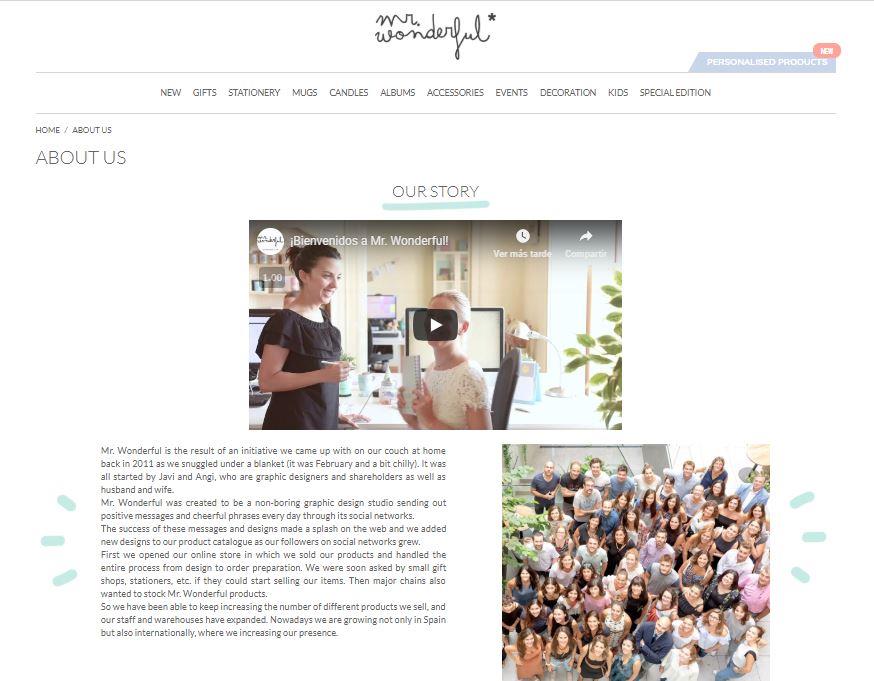 about us page mr wonderful
