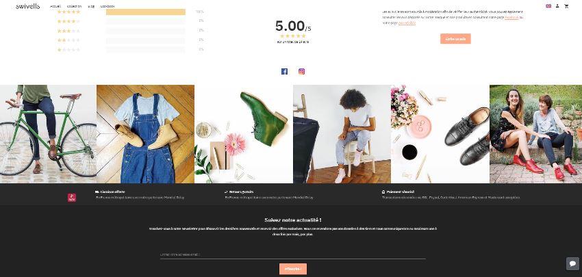 e-commerce about us page