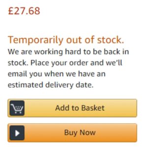 amazon out of stock scarcity ecommerce 1