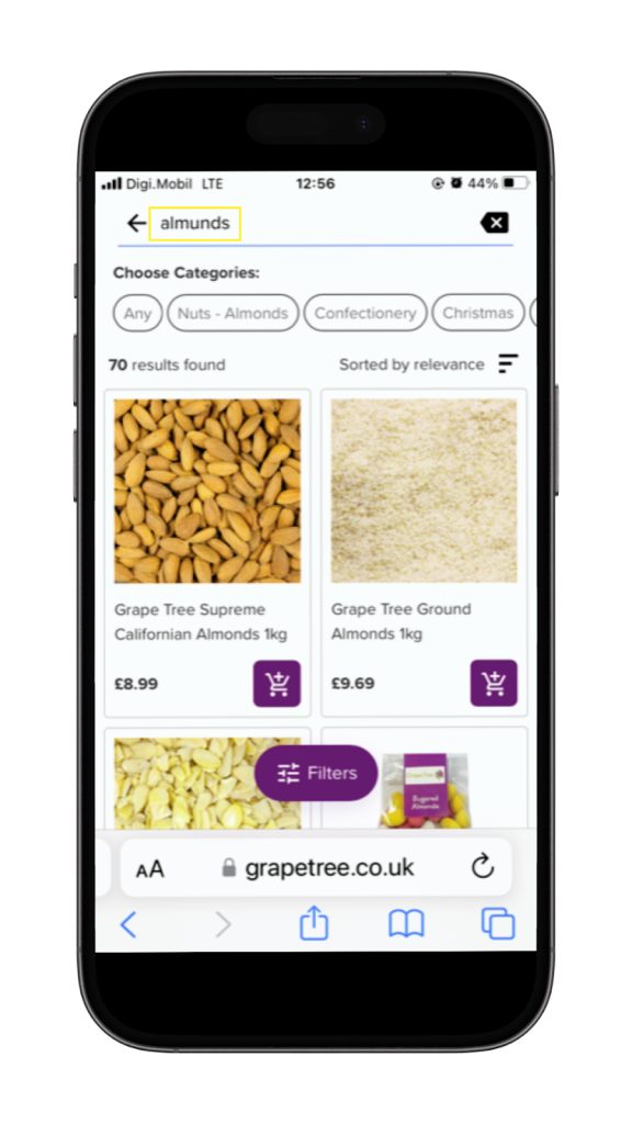 mobile search ux