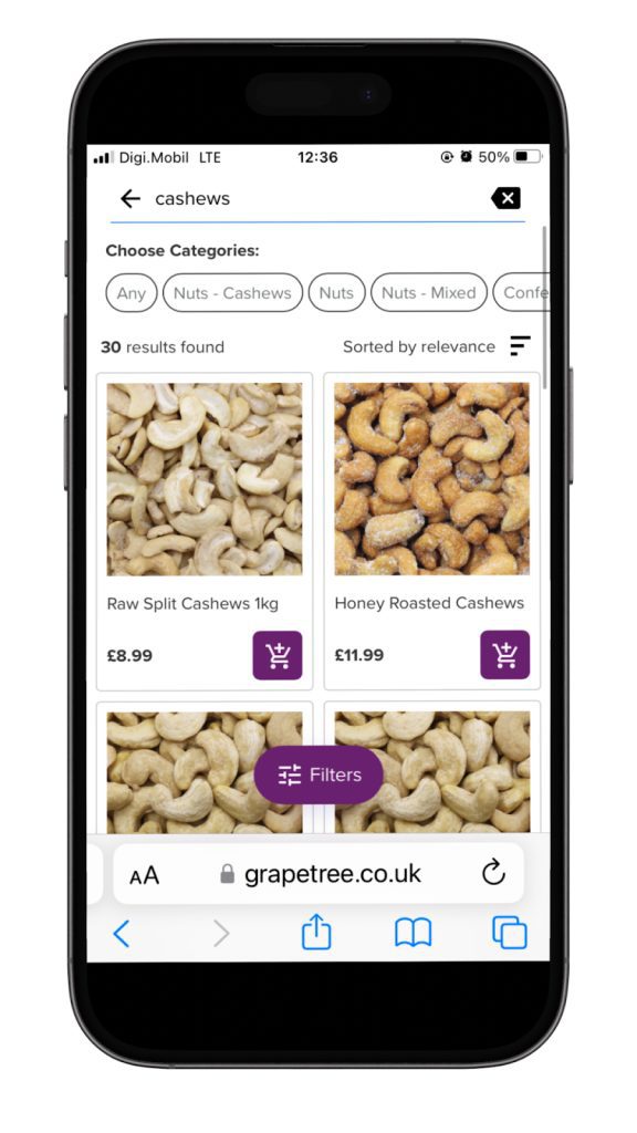 mobile search ux