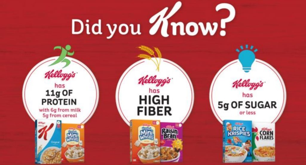 Kellogg is back in the cereal game and is playing to win with aggressive advertising innovation product-classification-example