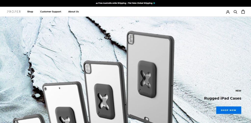 shopify website examples proper