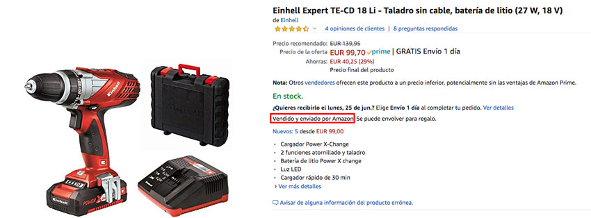 vender en amazon Vendor