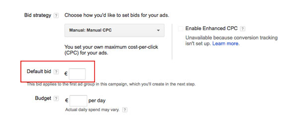 what is a bid adwords