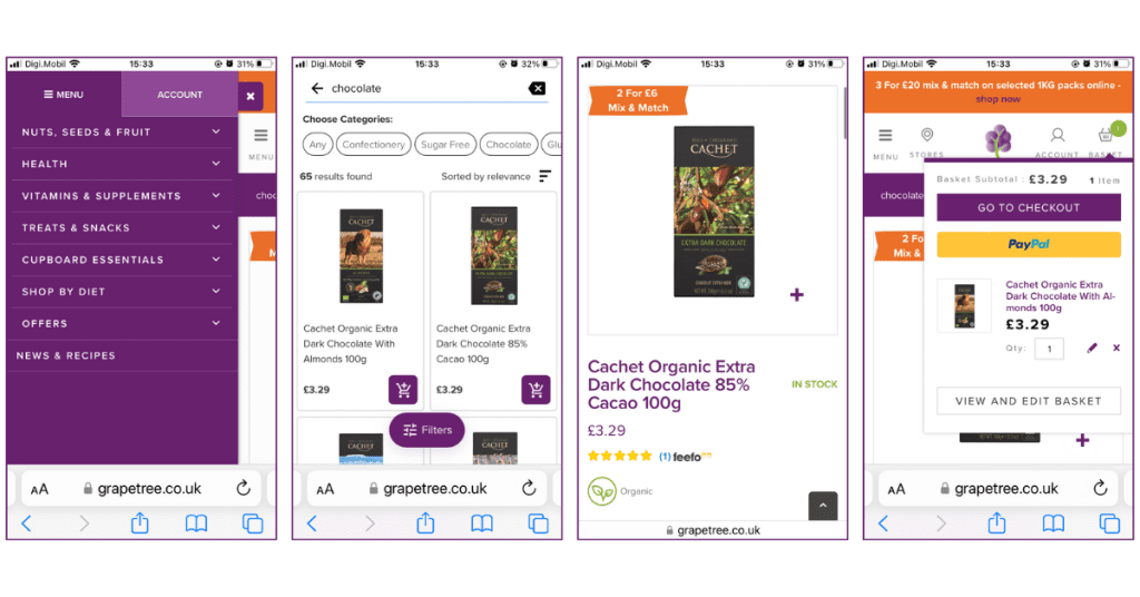 mobile search ux