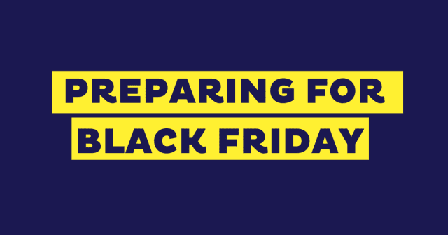 prepare for black friday