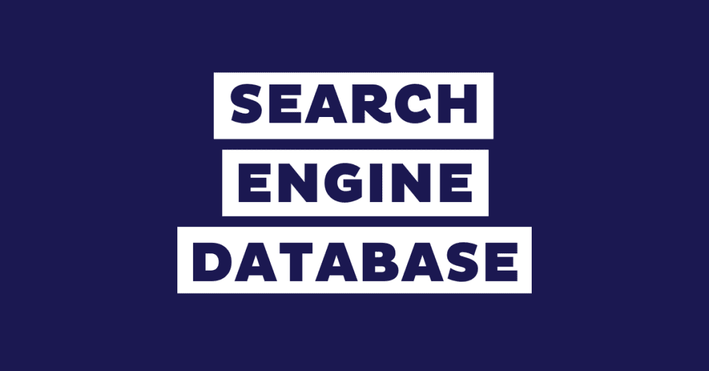 Search Engine Database Guide: Definition & Examples