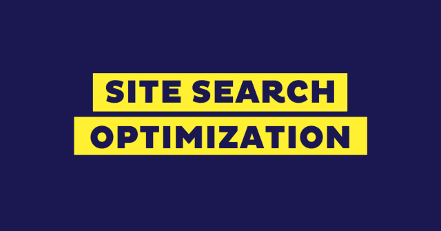 site search optimization