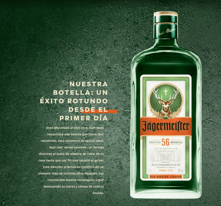 Storytelling en Quienes Somos Jagermeister